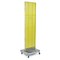 Azar Displays Two-Sided Pegboard Floor Display on Revolving Wheeled Base. Spinner Rack Stand. 700253-YEL - alternate 1